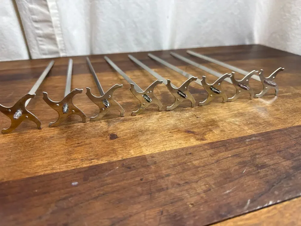 Ronco Showtime Rotisserie BBQ Skewers Kabob Rods 11